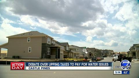 Residents being asked to vote on increased taxes for Castle Pines water infrastructure