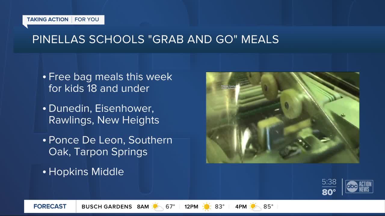 Tampa Bay area school districts announce plans to feed students during closure