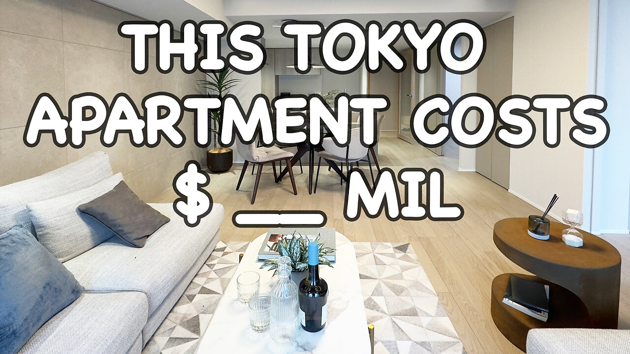 How much is a LUXURY apartment in Tokyo? 🏠