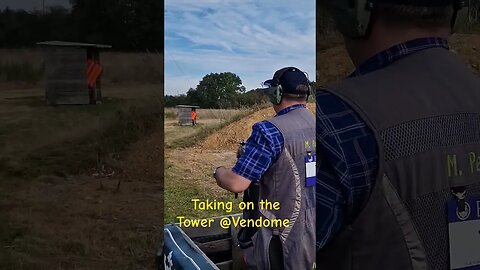 Taking on the Tower #clayshooting #clayshootingfrance #shooting #gun #sportingclays