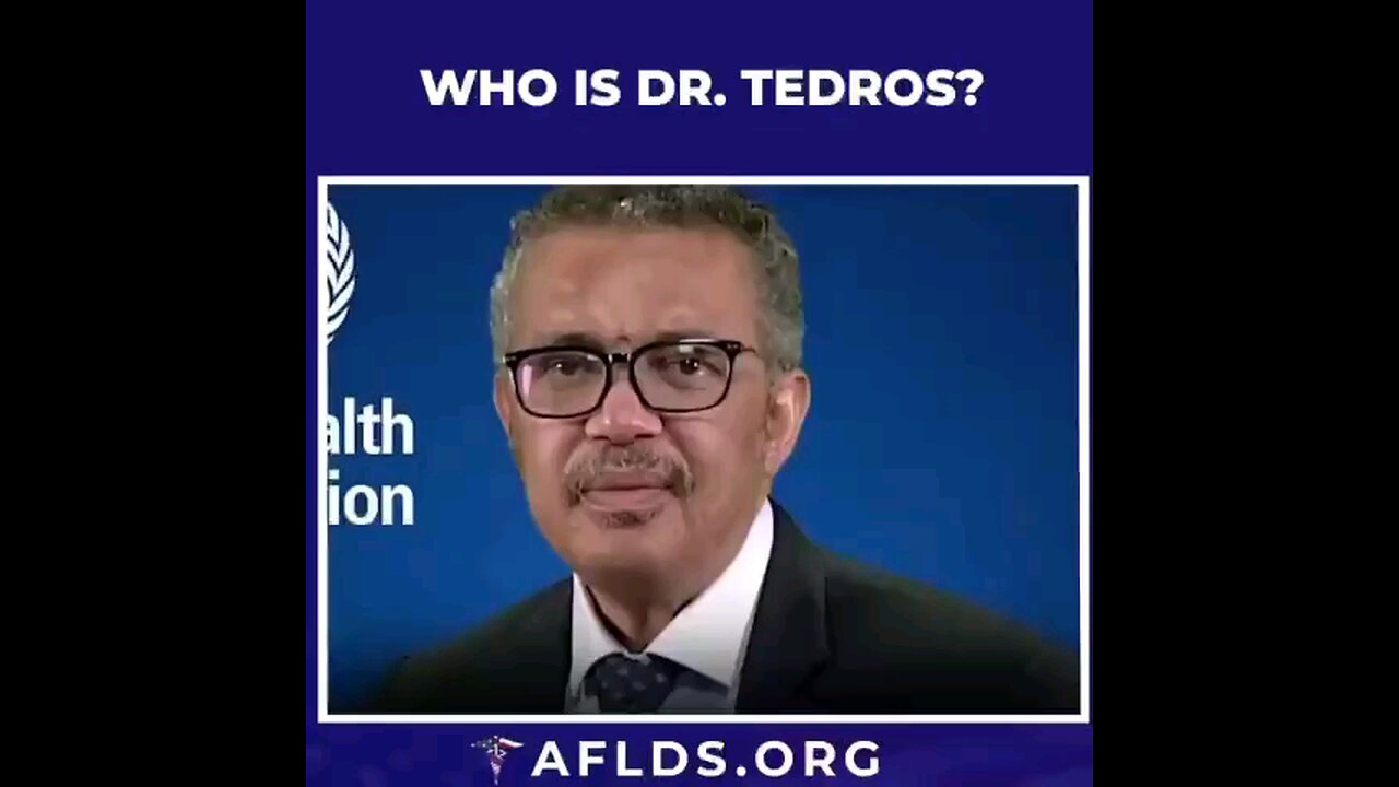 Who Is Dr Tedros ? Terrorist And CCP Asset