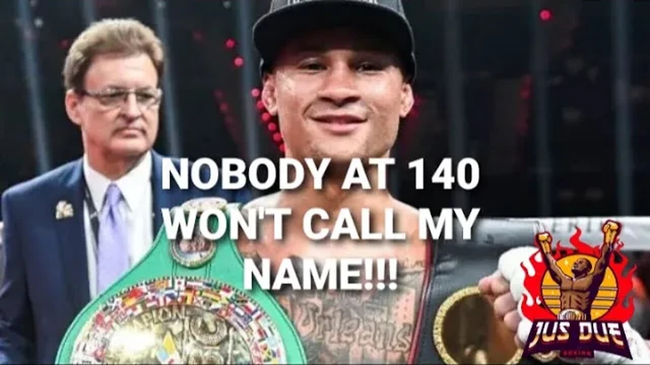 WHOA Regis Prograis puts the ENTIRE140 division on notice! Says NO ONE will call his name AT ALL!!!