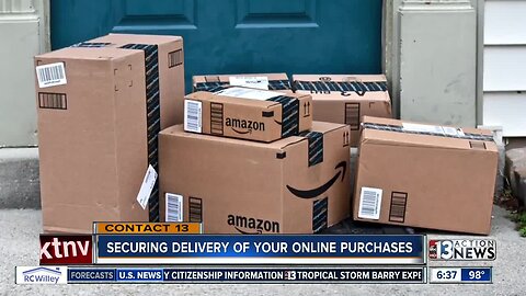 Securing delivery of online packages