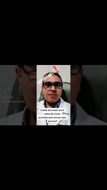 Saúde bucal e o seu papel no tratamento onco-hematológico! #hematologia