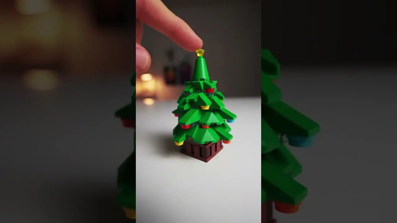 Check Out What’s Inside This LEGO Christmas Tree!! #lego #christmas #tree #shorts