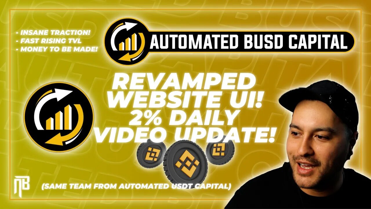 Automated BUSD Capital | U.I. Revamp & Account Update #DeFi #crypto #passiveincome #busd