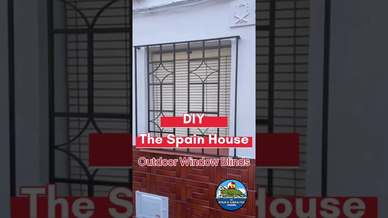 The Spain House DIY; Outdoor Window Blinds