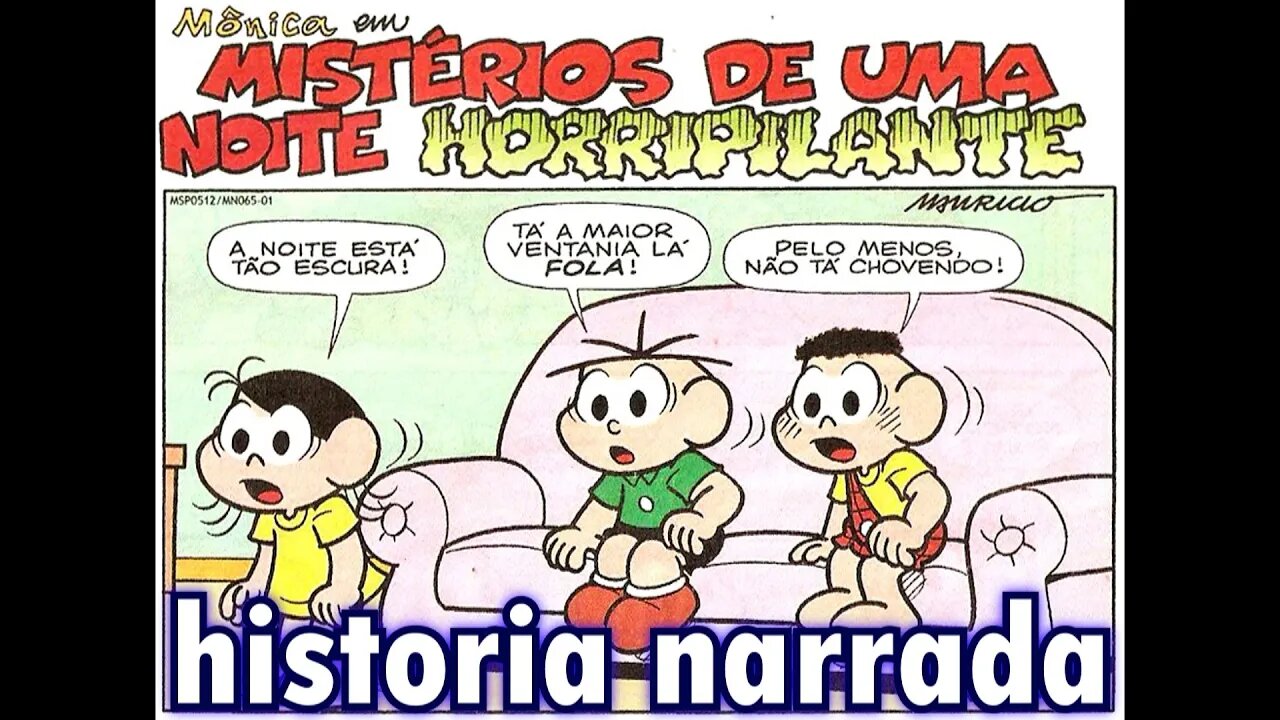 Mônica em-Mistérios de uma noite horripilante | Gibis do Rapha