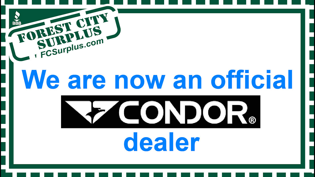 We Are Now An Official Condor Dealer!!!