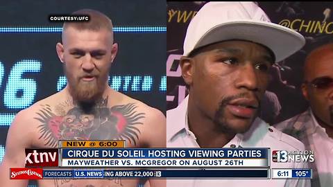 Cirque du Soleil shows go dark for Mayweather-McGregor fight