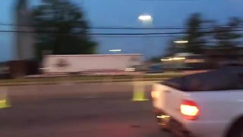 Cars come pouring in as gates open at the Indianapolis Motor Speedway