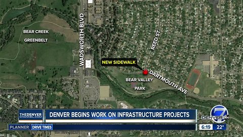 Denver begins work on infrastructure projects