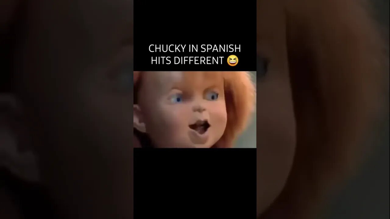 Chucky In Spanish LOL #chucky #funny #halloween