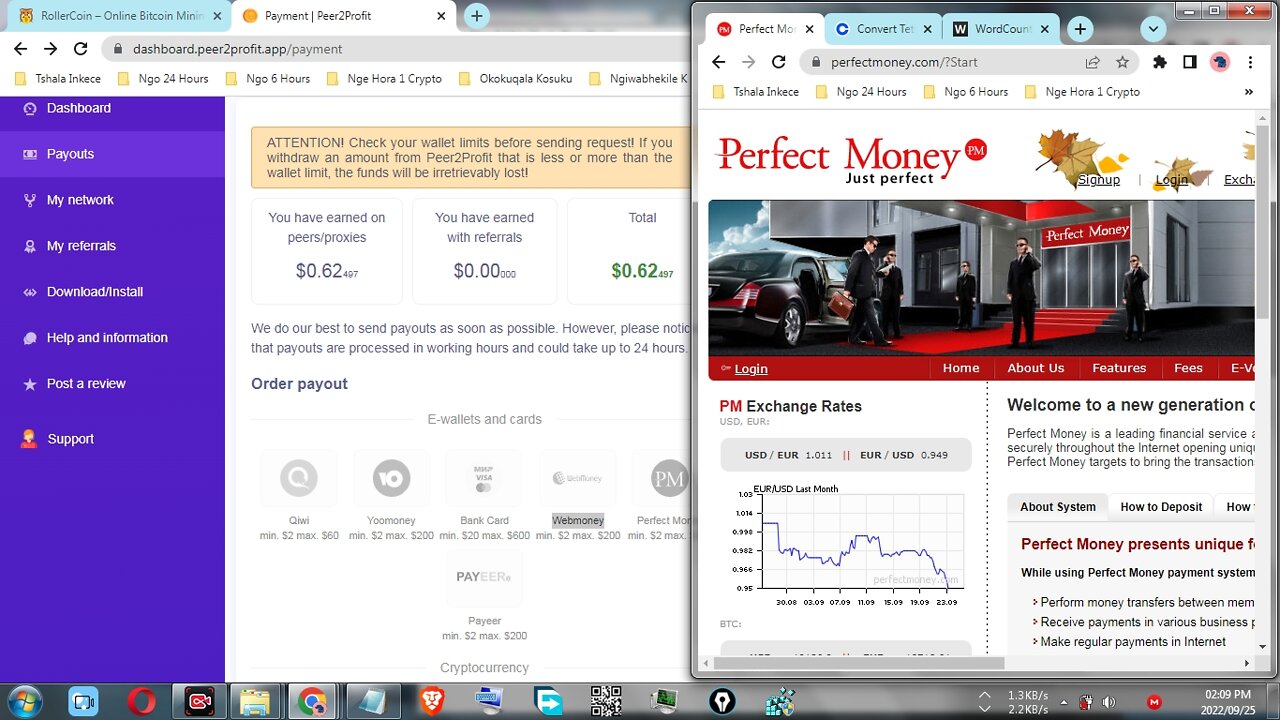 How To Make Money By Mining Free Cash Online At Peer2Profit And Instant Withdraw At Perfect Money