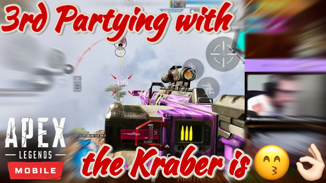 3rd Partying with the Kraber is just😙👌🏻