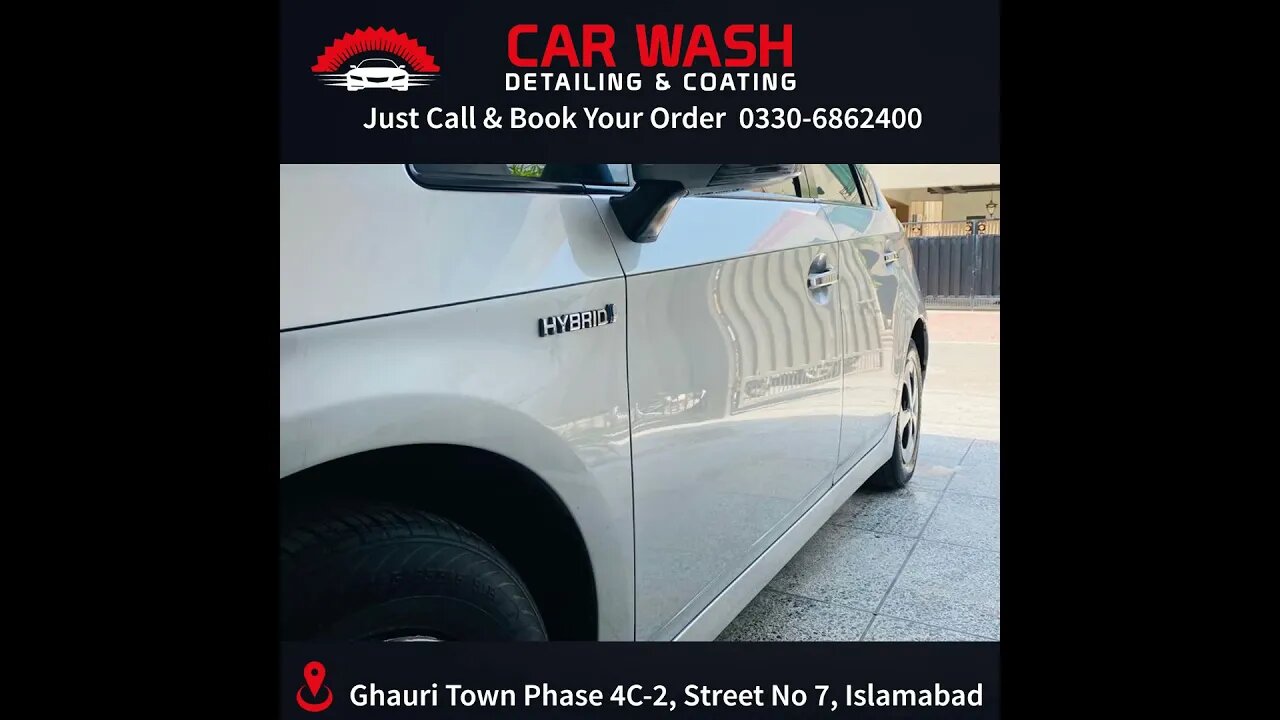 Toyota Prius Car Detailing Islamabad At Home +923306862400 #shorts