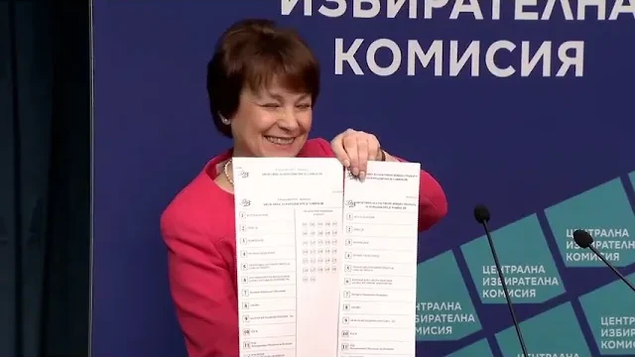 ЦИК показва бюлетините за гласуване на изборите на 2 април