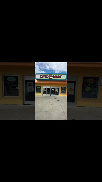 Real Life Simpsons Kwik-E-Mart in Myrtle Beach SC