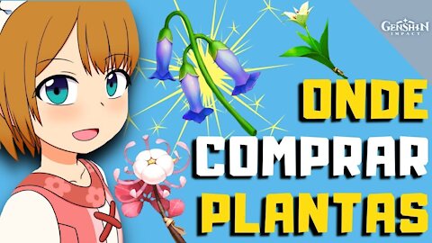 Onde comprar flores e plantas - Genshin Impact