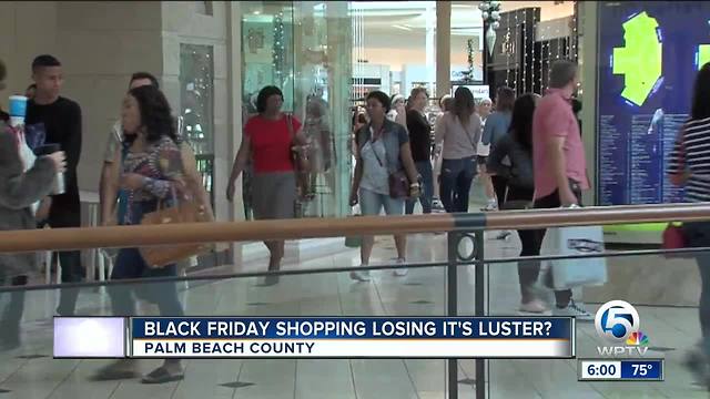 Black Friday shoppng losing its luster?