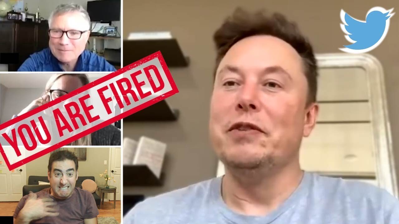 Elon Musk fires employees in twitter meeting DUB