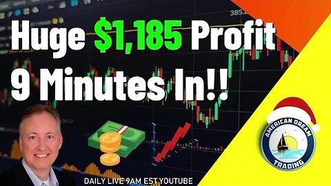 Huge $1,185 Profit 9 Minutes In, LifeTime Member Stock Market