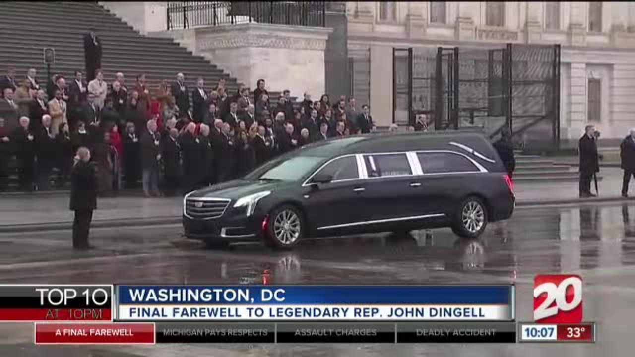 Funeral for longest-serving Congressman John Dingell in Dearborn