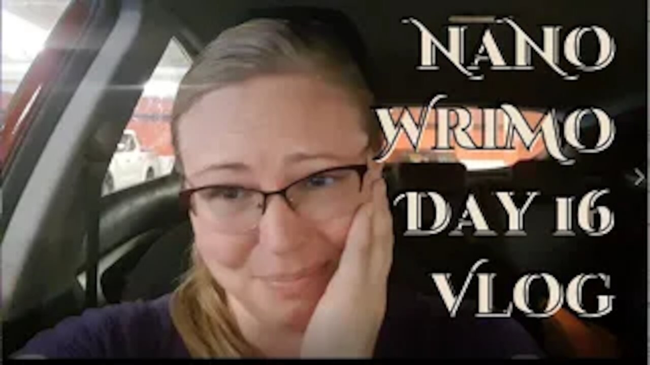 NaNoWriMo Day 16 Vlog (And a survey for all the artists)