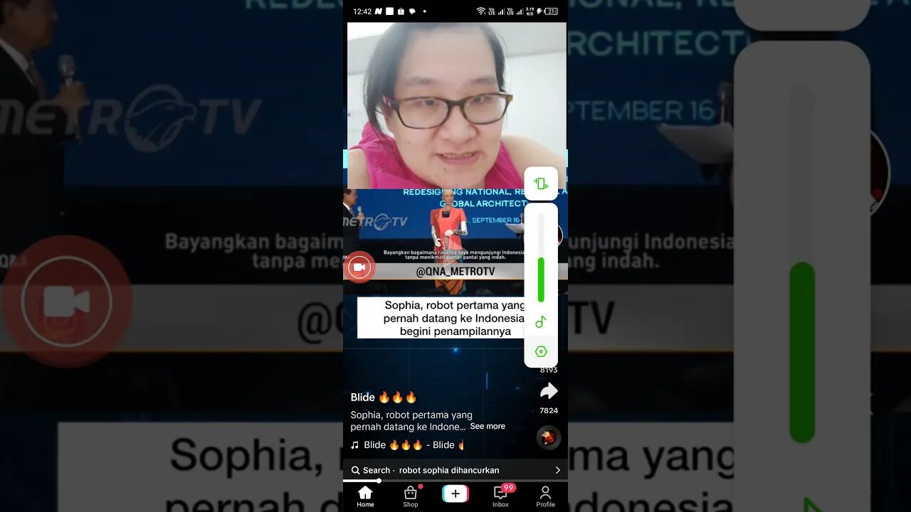 SOPHIA FIRST AI ROBOT VISIT INDONESIA