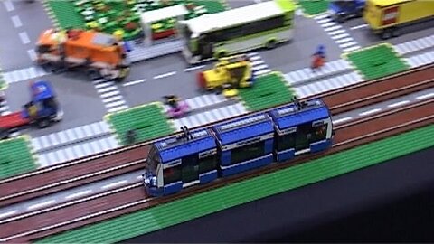 Lego 8404 City Public Transport Station tram