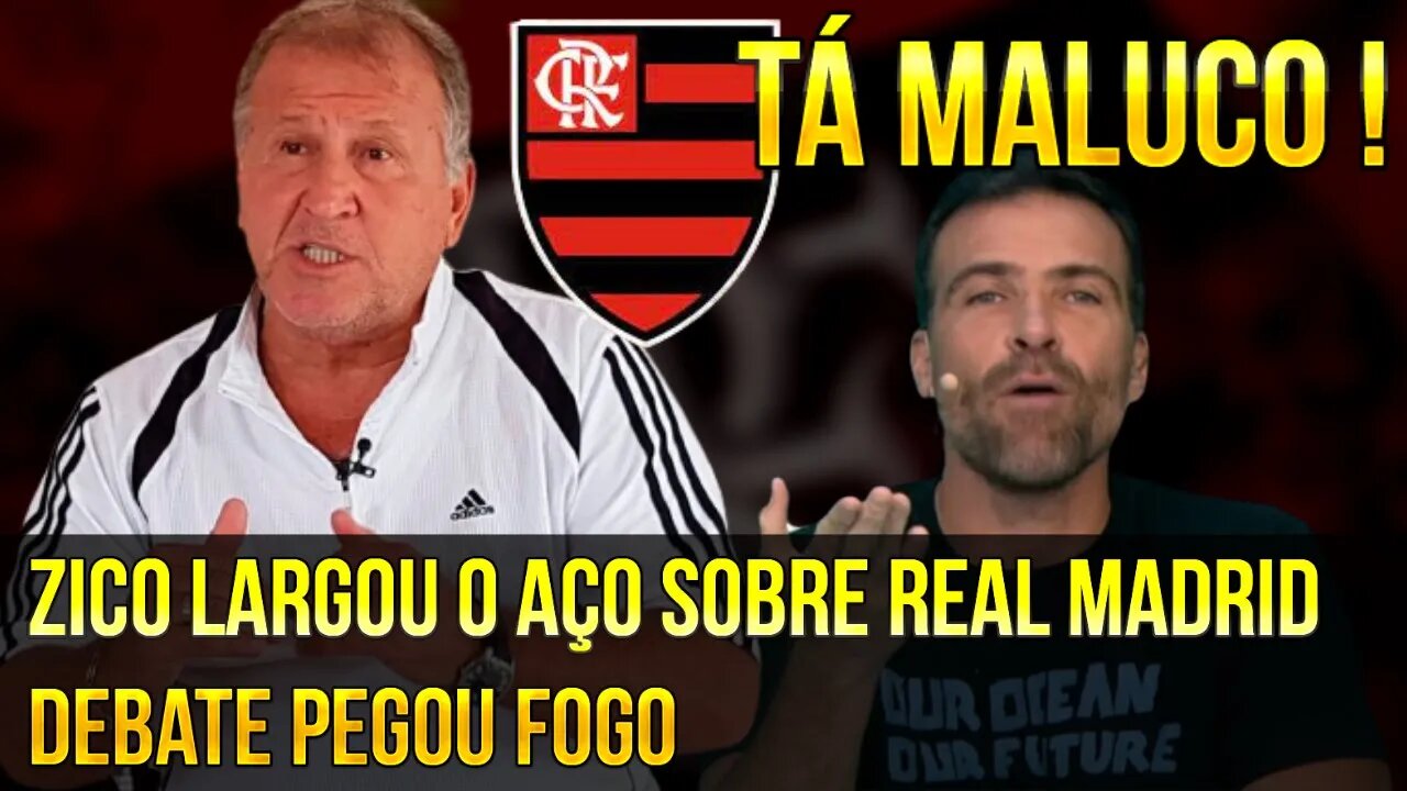 TÁ MALUCO! OLHA O QUE ZICO FALOU SOBRE REAL MADRID NA FINAL COM FLAMENGO NO MUNDIAL DE CLUBES