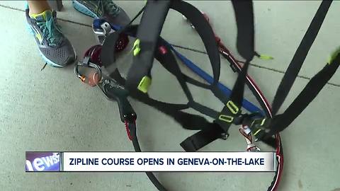 Ziplining comes to Geneva State Park