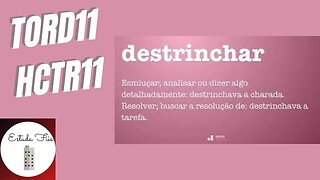 #tord11 #hctr11 Destrinchando o fato relevante.