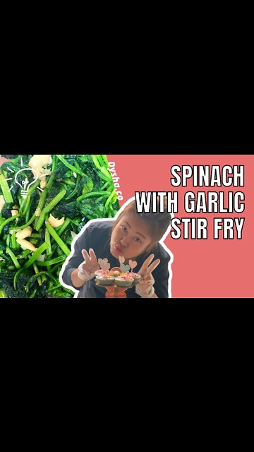 Cooking Spinach with Garlic Stir Fry. Cooking Ideas and Inspiration. #shorts