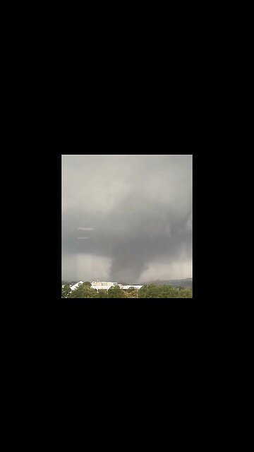 Woman took this from baptist hospital in LR #Tornado #littlerock #Arkansas