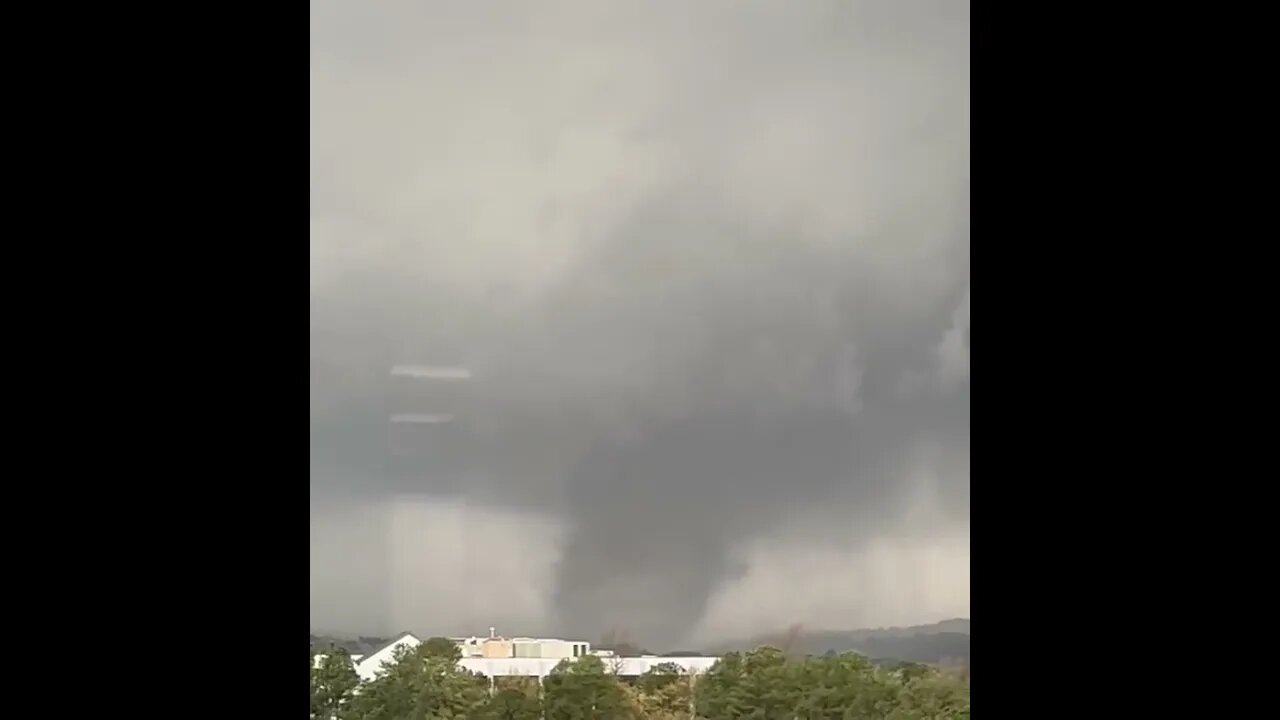 Woman took this from baptist hospital in LR #Tornado #littlerock #Arkansas