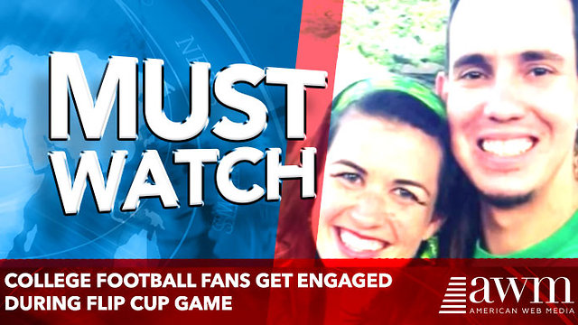 College Football Fans Get Engaged During Flip Cup Game, 6 Years After Meeting During One