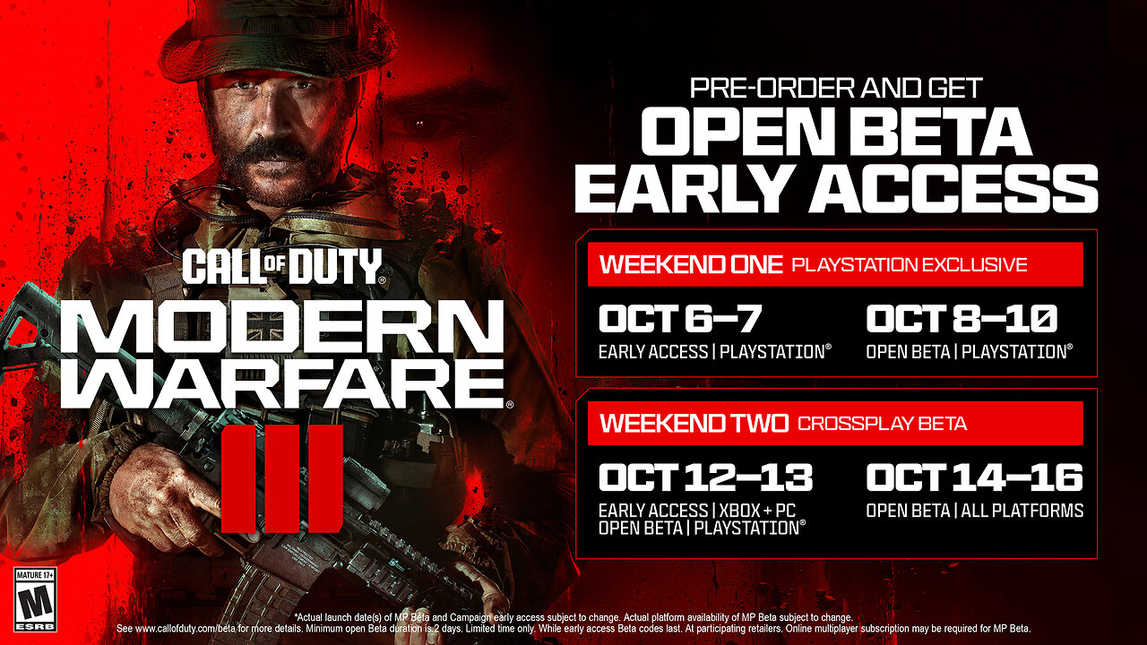 Don't Miss Out on Call Of Duty Modern Warfare 3 Open Beta: Limited Time Only