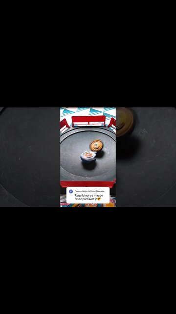 mirage fafnir vs rage longinus #batalhadebeyblade #beyblade #beybladeburst #viral