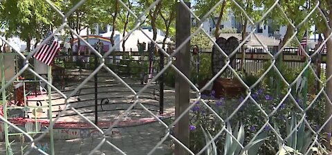 Storytelling Garden being built in downtown Las Vegas