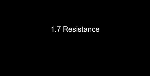 Episode 1.7 Resistance