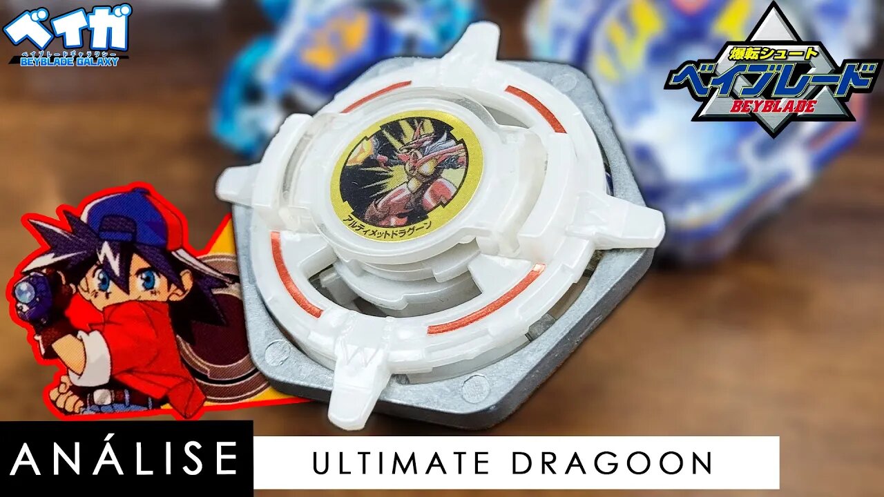 ESSE FOI O 1º BEYBLADE DE TODOS! Análise ULTIMATE DRAGOON - ベイブレード DIA DO BEYBLADE