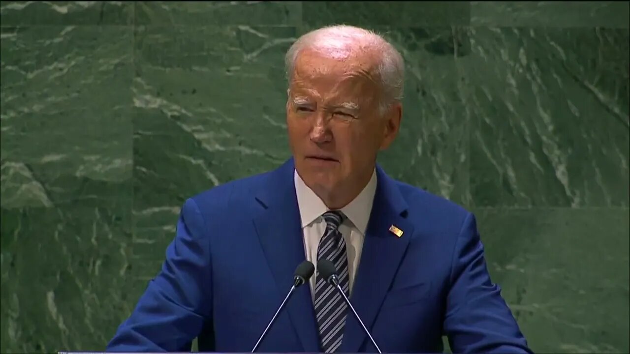 Biden's Brain Freezes During United Nations Speech: "The 21st Century, 21st Century Results..."