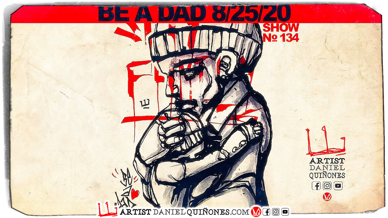 Ba a Dad art without picking up pen.