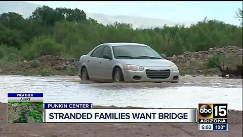 Flooding at Punkin Center in the Tonto Basin