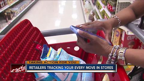 Retailers tracking your every move in stores