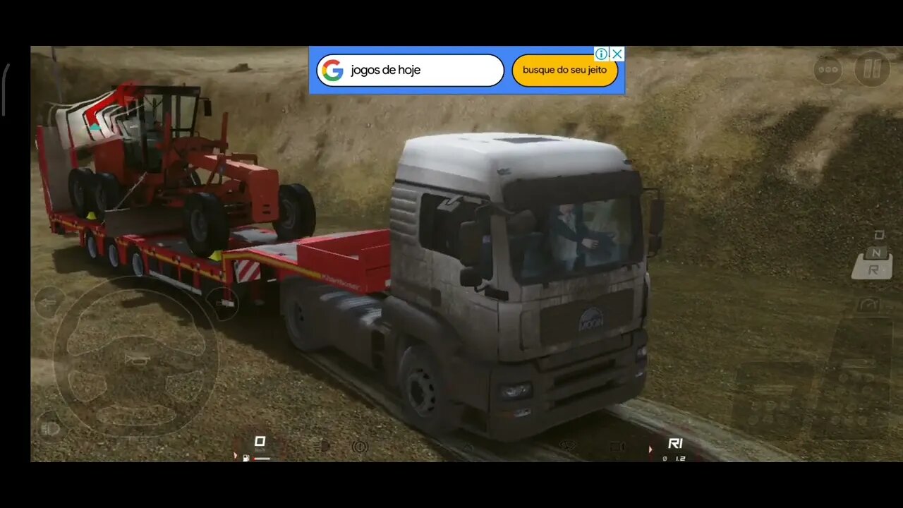 gameplay truckers of Europa transporte de Patrol caminho difícil #truckersofeurope3