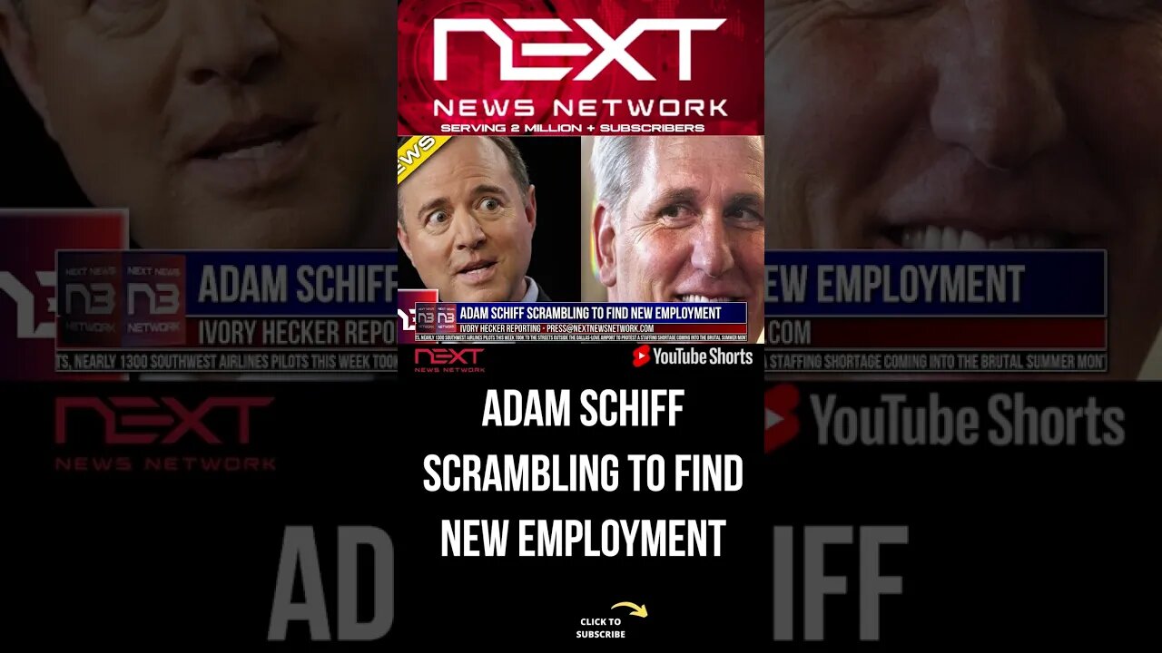 Adam Schiff SCRAMBLING to Find New Employment #shorts