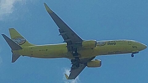 Boeing 737-800F PS-GFA coming from Salvador to Fortaleza
