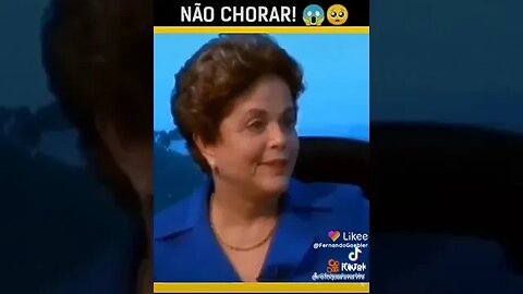 Dilma fala sobre não chorar!#fofoca #News #Notícia@intensofox
